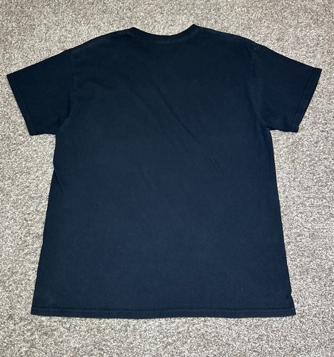 The Prince Estate Men’s T-Shirt Purple Rain Graphic Tee Black S/S Crew Size L - Picture 14 of 19