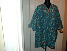 Nightmare Before Christmas Jack and Sally Pumpkin Patch 4X Scrub Halloween