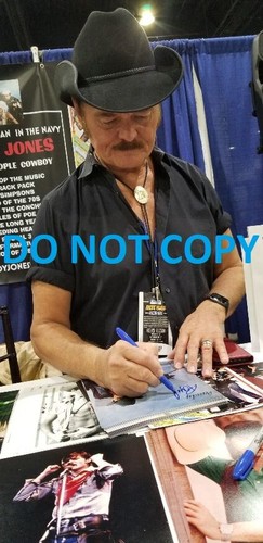 RANDY JONES THE VILLAGE PEOPLE COWBOY SIGNED AUTOGRAPH 8X10 PHOTO W/ PROOF - Picture 2 of 2