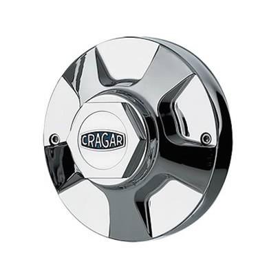 New Cragar Hex Nut Center Cap Fits 390 Chrome Plated Plastic Logo One Piece Ebay