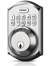 Cerradura de puerta con teclado y entrada sin...