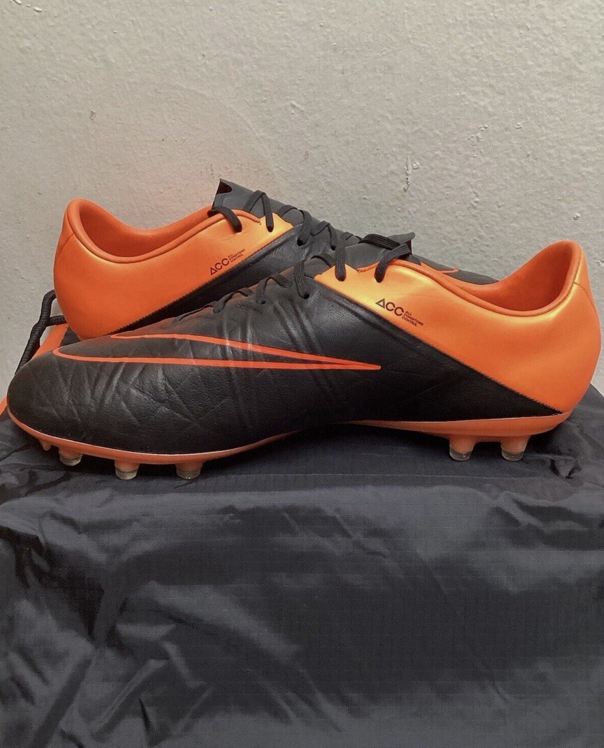 Size 7 - Nike Hypervenom Phinish Leather FG Orange for sale
