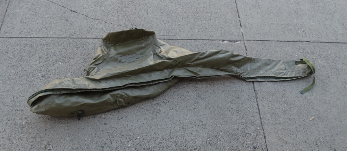 米軍実物　US COVER CAL.50 M.G M2重機関銃 カバー　送料無料 US Military Vinyl .50 cal Machine Gun Cover | eBay