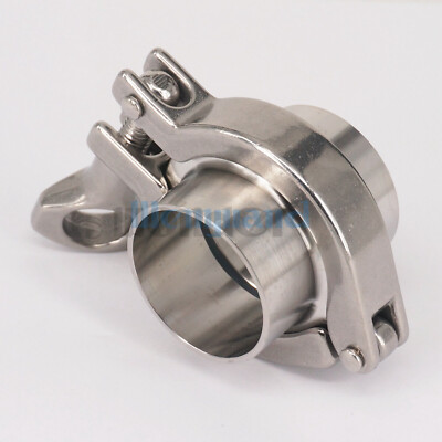 1.5'' Tri Clamp x 38mm Pipe OD SUS304 Sanitary Tri-Clover Union Set Homebrew