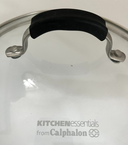 Kitchen Essentials Calphalon -Round Glass Lid w/ Stay Cool Handle 8.5" ID 9" OD - Picture 4 of 8
