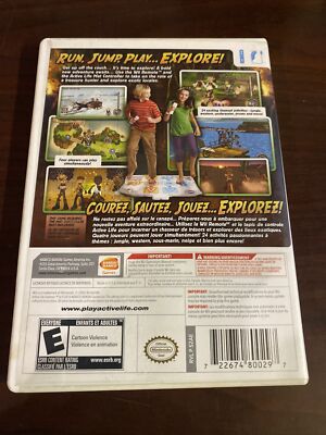 Active Life Explorer - Nintendo Wii - Manual, Case, Gams Disc