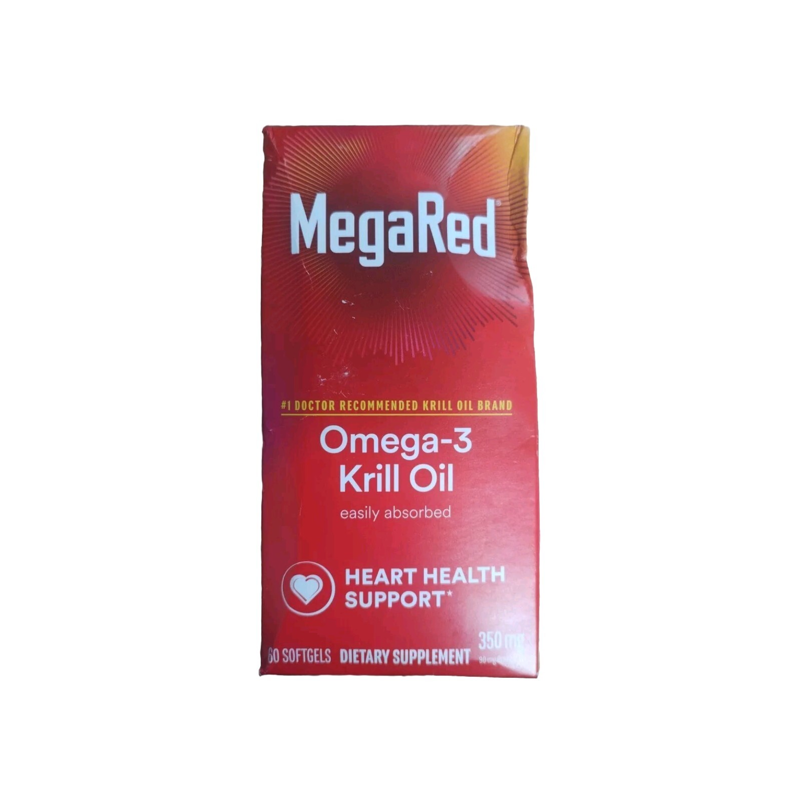 Schiff MegaRed Superior Omega3 Krill Oil 60 Softgels 350 mg Exp. 08/2025 eBay