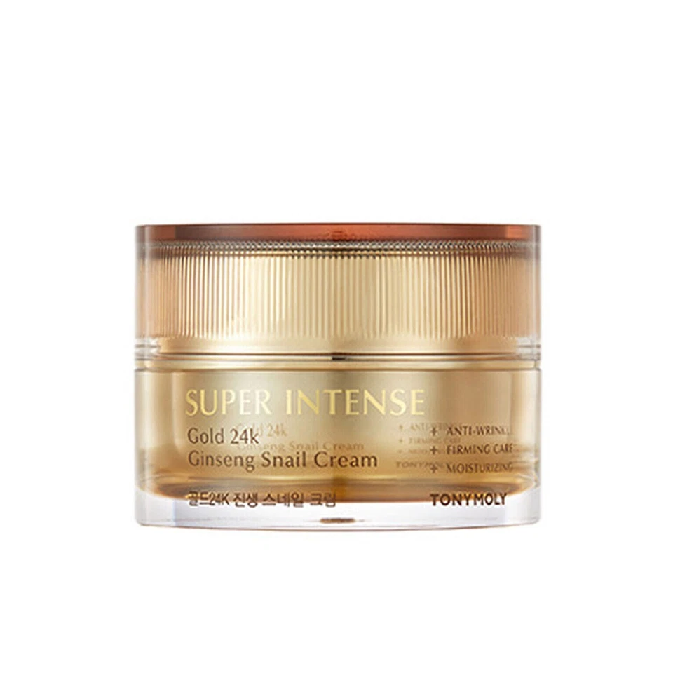 Crema de caracol TONYMOLY Super Intense Gold 24K ginseng 50 ml vendedor de EE. UU. Foto 2 de 4