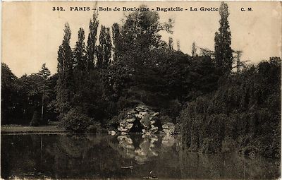 AK Paris 16. Jh. Paris-Bois de Boulogne-Bagatelle-La Grotte (313045)