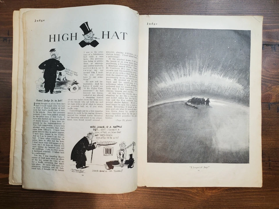 JUDGE Magazine November, 1932 Gilbert Bundy Cover - Heroes are Made - Image 3 of 4