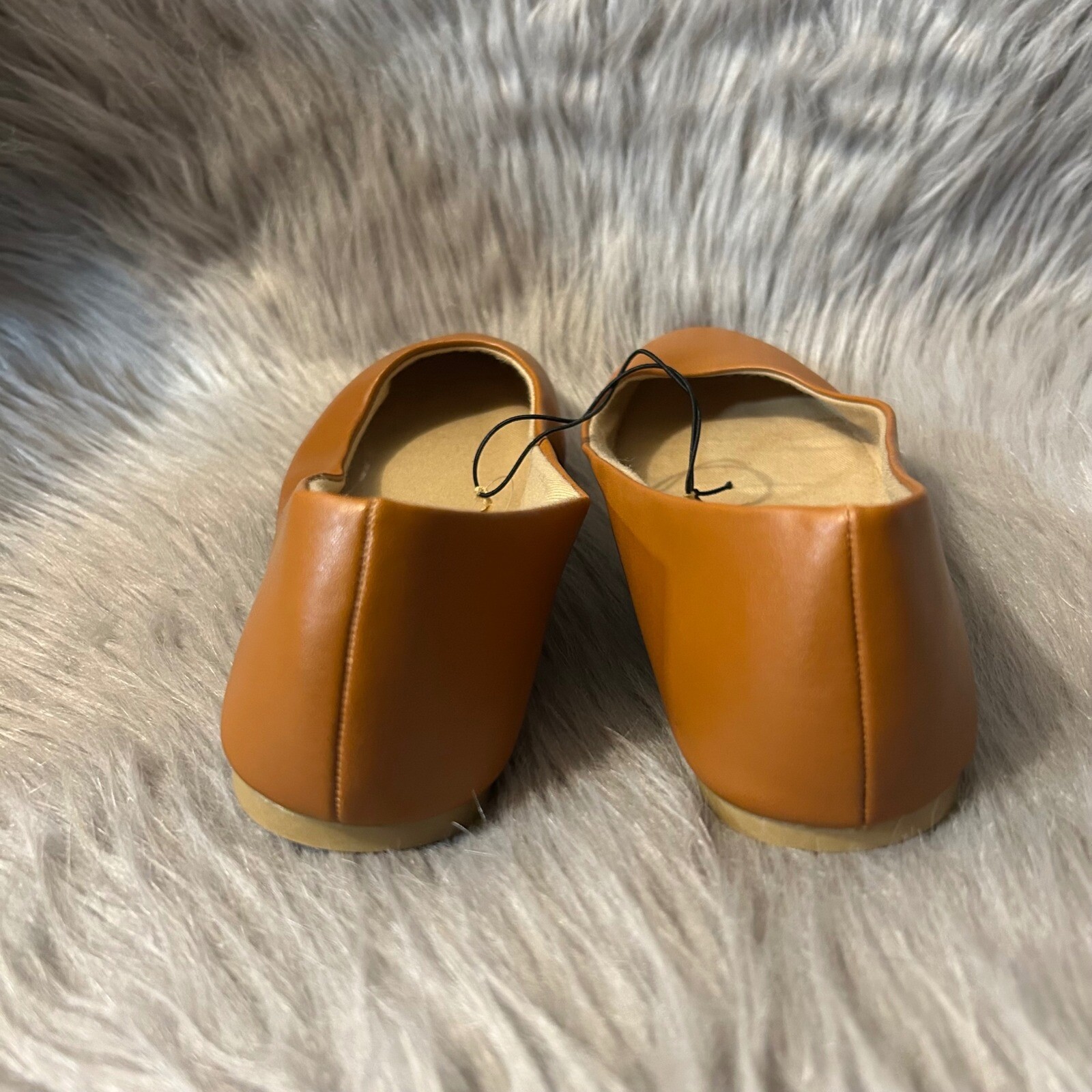 Time And Tru Flats Womens Size 8 Brown Slip On Ballet Shoes Lightweight