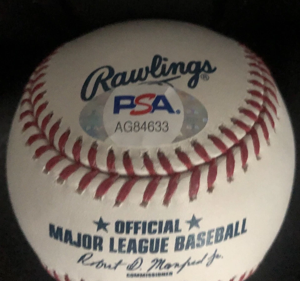 Robinson Cano Autographed OML Baseball PSA #AG84633 New York Yankees - Image 3 of 4