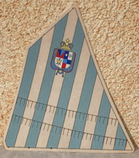 PLAYMOBIL SEGEL mit WAPPEN FÜR MARINESCHONER 3740 von 1991 NEU "Rarität"