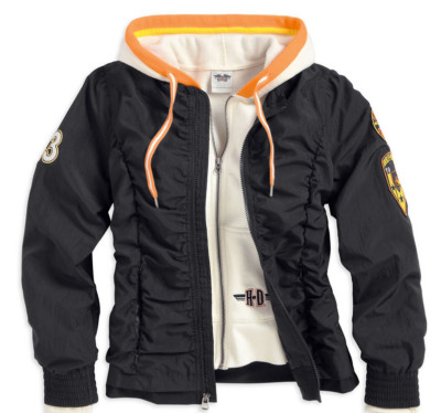 Harley-Davidson LARGE 3-in-1 EPIC Jacket w Full Sleeve Hoodie Liner 97409-14VW
