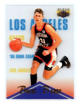 1996 Classic Clear Assets Multisport #18 Brent Barry Los Angeles Clippers