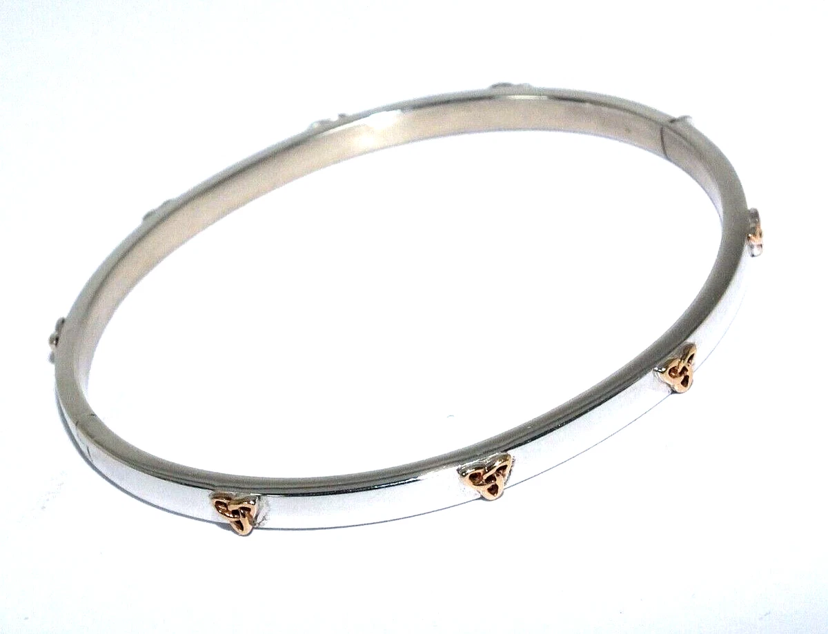 9ct white gold bangle sale
