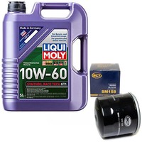 MotoröL Set 10W-60 5 Liter + ÖLfilter SM 158 FüR Alfa Romeo 145 155 156 Lancia