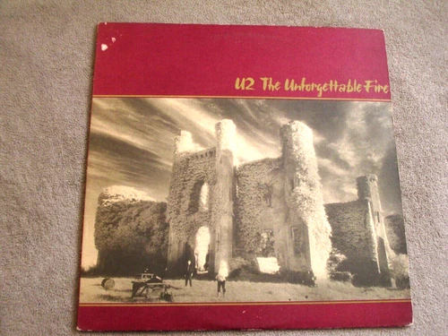U2 - THE UNFORGETTABLE FIRE '84 LP ISLAND 90231-1 UltraSonic Tested VG+ STERLING