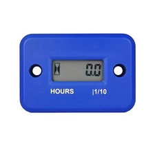(Blue)Inductive Hour Meter,Maintenance Reminder for Mower Generator Chainsaw