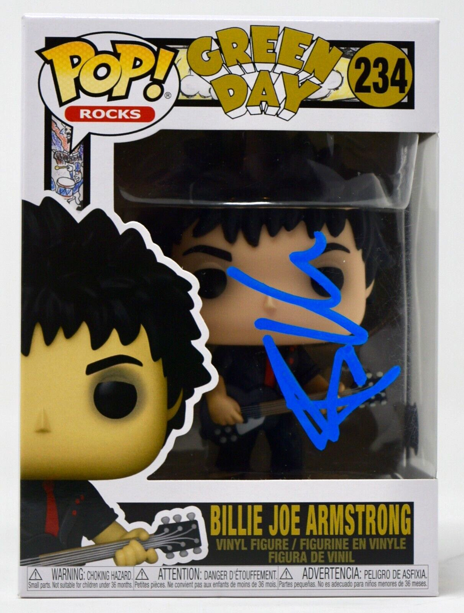 Billie Joe Armstrong Green Day Signed Funko Pop Figure Autograph