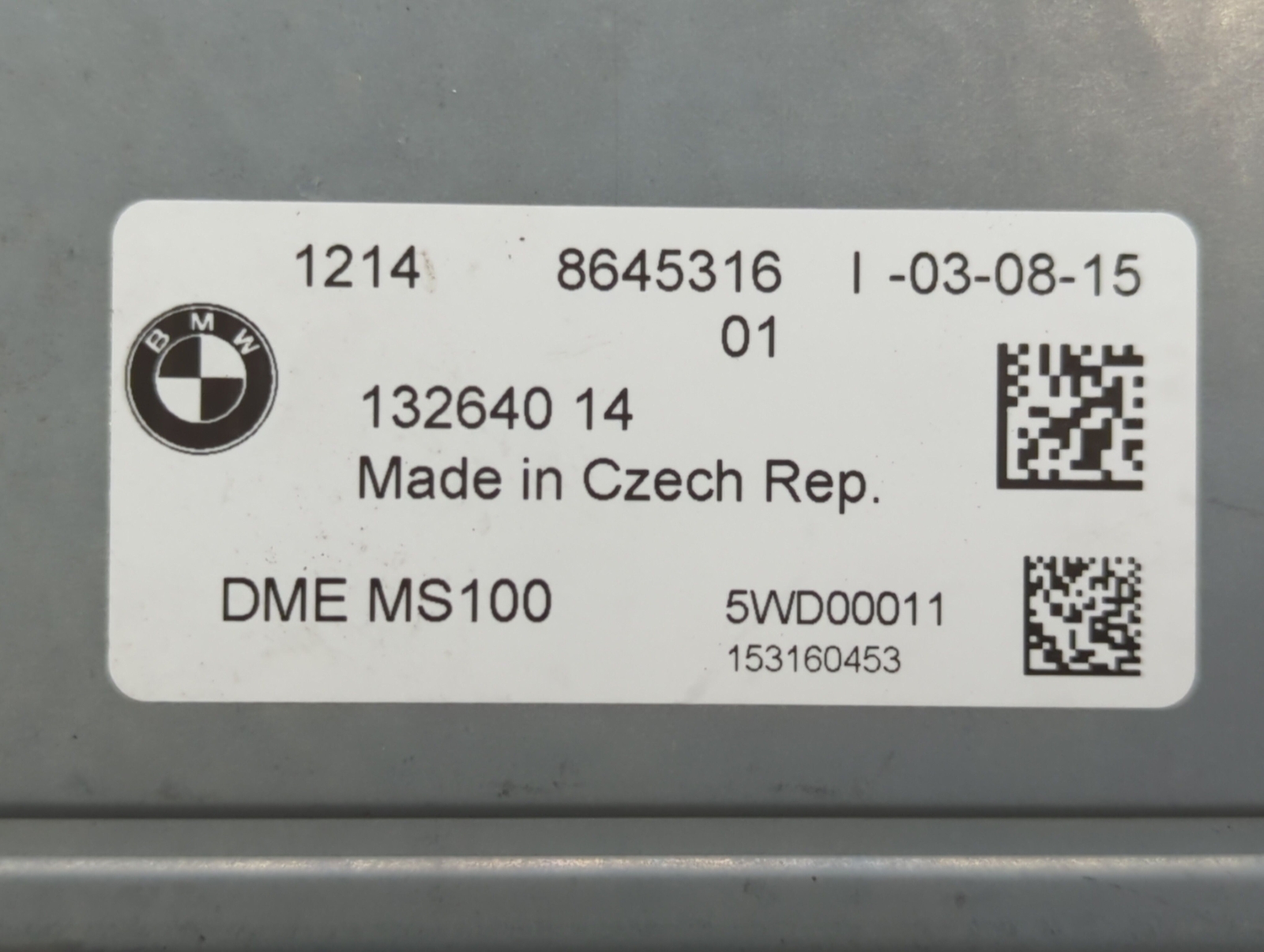 2014-2018 BMW I3 Engine Control Module ECM 12148645316 OEM A1 for 