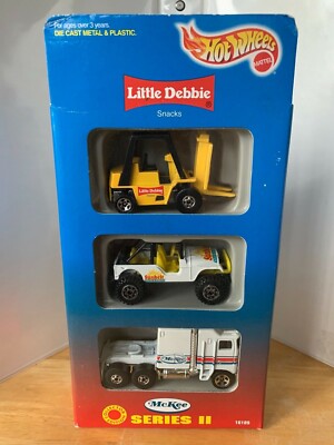 1996 Hot Wheels MATTEL Little Debbie Set of 3 McKee