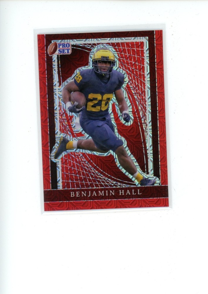 2024 Leaf Pro Set Benjamin Hall #18 Red MOJO 1/2
