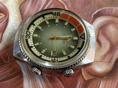 Vintage Orient Soccer Te167601-70 PT Japan 17j Automatic Vintage Orient Soccer Te167601-70 PT Japan 17j Automatic