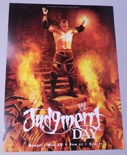May 20 2007 Judgement Day Kane WWF WWE Poster 12x16" 2 Sided Wrestling Booker T