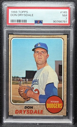 1968 Topps Don Drysdale #145 card