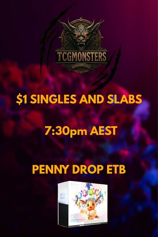 Massive singles and slabs all starting at $1!