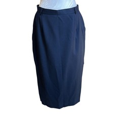 Vintage Pendleton Sz 10 Wool Lined Maxi Skirt Preppy Classic Modest USA Pockets