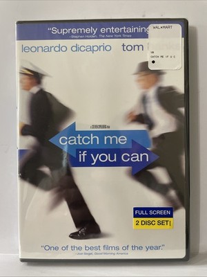 Catch Me If You Can (New Factory Sealed 2 DVD, Full Frame) Tom Hanks, Leonardo D