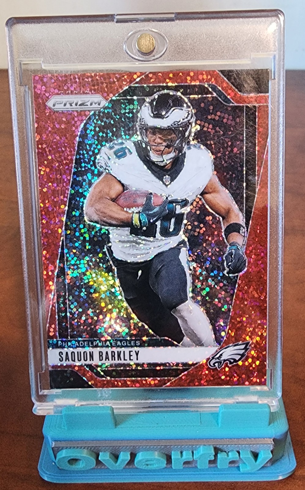 2024 Panini Prizm - Saquon Barkley #232 Red Sparkle Prizm