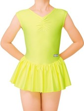 SASAKI Gymnastics Leotard RGLEOTARD Junior Skirted Leotard Luminous Yellow JL