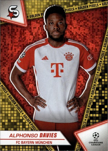 2023/24 Topps Merlin Alphonso Davies Match Ball Signature Red