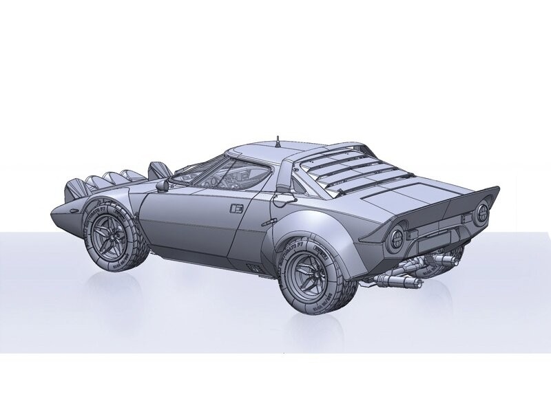 自動車 ITALERI Lancia Stratos HF Gr.4 1:12 Italeri - Lancia stratos HF Gr.4 Monte Carlo 1977, 1/12, 4714 | eBay