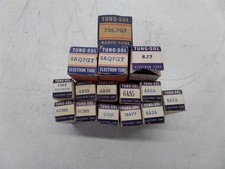 Mixed Lot Of 14 Tung-Sol 6AS5 6AS6 6CM6 Electron Tubes