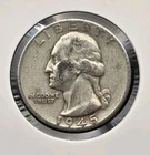1945-P 90% Silver Washington Quarter US Mint Philadelphia