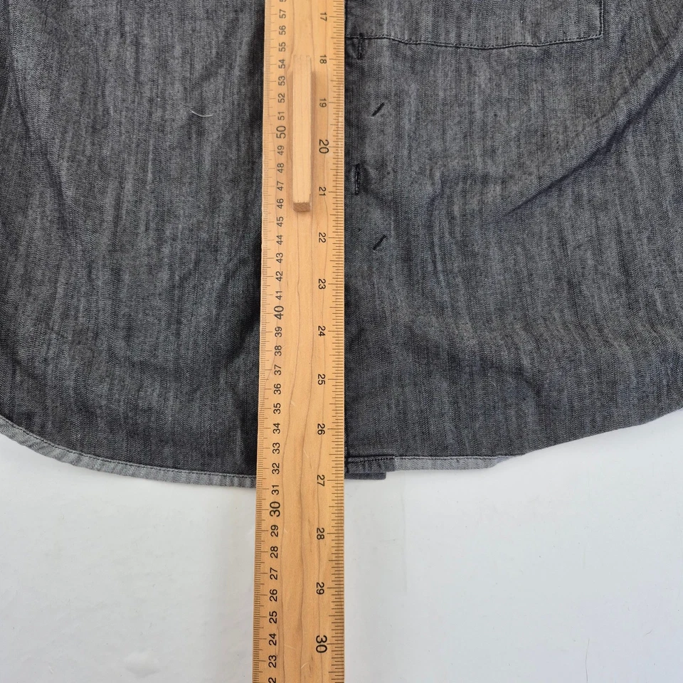 Camisa OAKLEY azul medio para hombre 100 % algodón con botones manga larga - Imagen 2 de 4