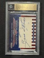 2010 Razor Sports Icons Baseball Hall of Fame ZACK WHEAT Auto HOF BGS 1/2