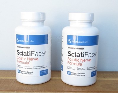 2 PACK SciatiEase Labs Sciatic Nerve Formula Exp 8/26