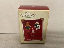 Hallmark Keepsake 2005 Joyful Jumping Jacks Set of 3 Christmas Ornaments 