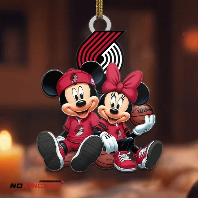 Personalized Portland Trail Team Blazers Sport Christmas Ornament, For Gift Fan