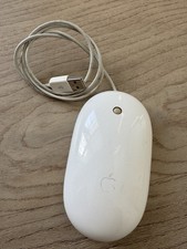 Apple Mighty Mouse Wired USB White Model A1152