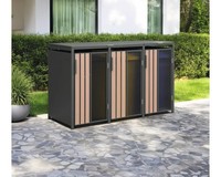 MüLltonnenbox Westmann Status 3 Metall Inkl. Gasdruckfedern 198 X 80 X 116 Cm An