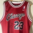 Michael Jordan Autographed In Person Mint Chicago Bulls 1984 Flight 8403 Jersey
