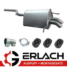 Auspuff für Mercedes C-Klasse W203 S203 C209 C 270 CDI Endschalldämpfer 1044