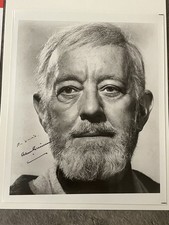 STAR WARS ALEC GUINNESS Signed Auto "OBI-WAN KENOBI" 8x10 Photo PSA COA