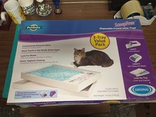 New Petsafe ScoopFree Disposable Crystal Litter Tray 3 Pack Factory Sealed